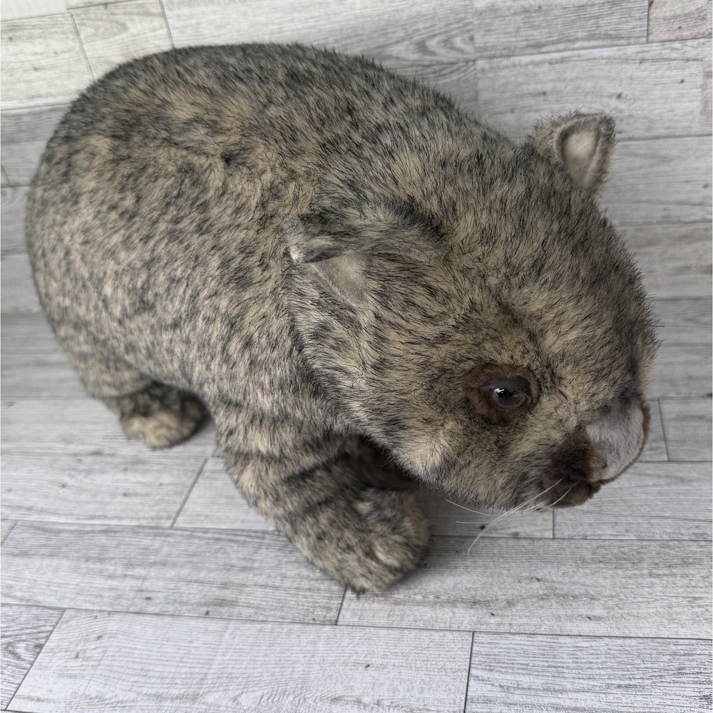 Hansa Taronga Wombat 14" Museum Quality Realistic Soft Plush Stuffed Toy